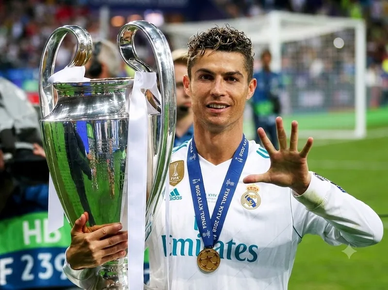 Ronaldo giành 5 chức vô địch Champions League trong sự nghiệp